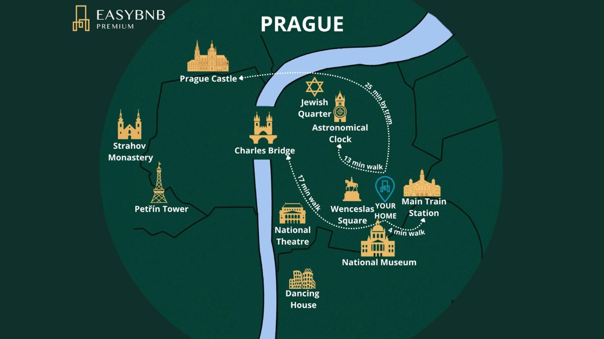 Elegant Located In The Centre Of Apartment Prag